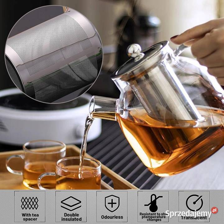 Dzbanek szklany 1L zestaw Myszyniec