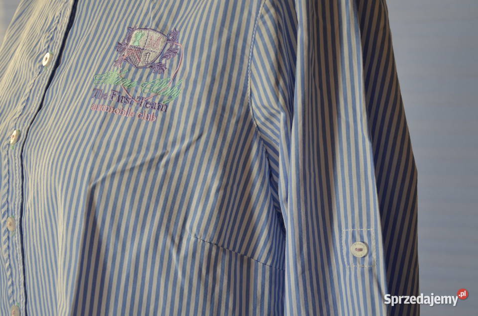 koszula Milano Italy 38M nowa prążek paski Zamość