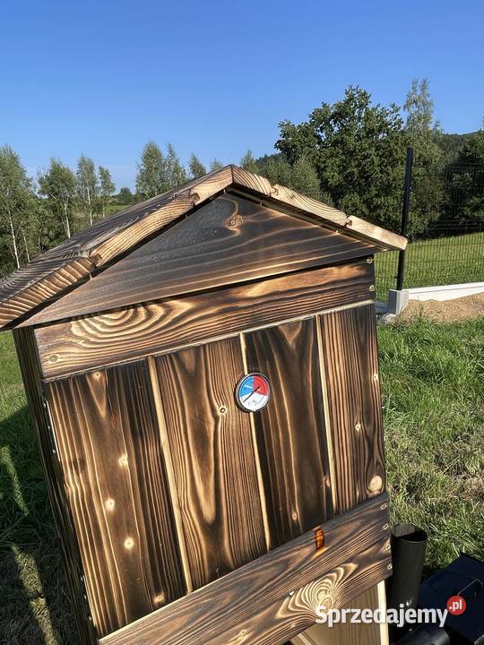 WĘDZARNIA DREWNIANA ogrodowa xxl książka