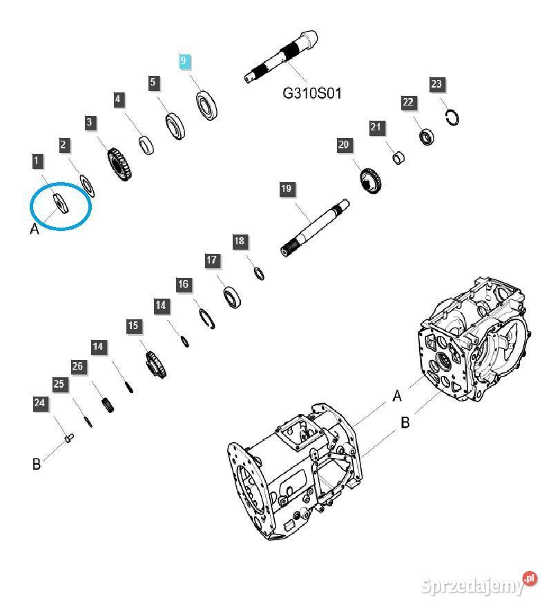Nakrętka zabezpieczająca TRG285 LS Tractor sprzedam