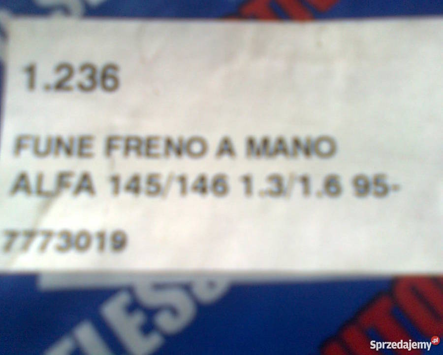 Nowa linka ADRIAUTO hamulca recznego LEWA PRAWA Olimpin