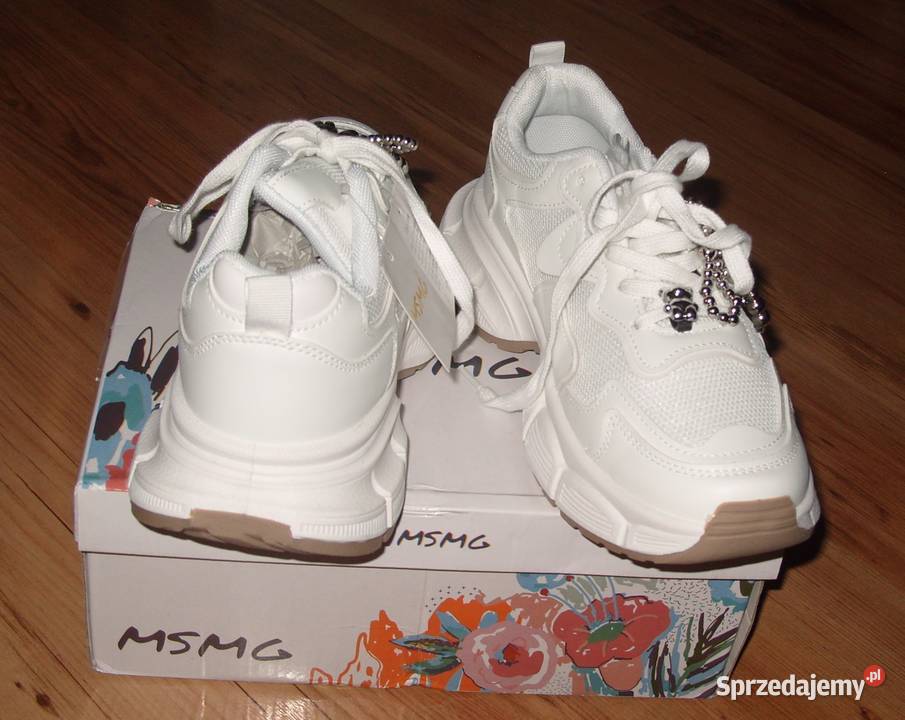 Adidasy Sneakersy ozdoby Miś kokardka siateczka Rawicz