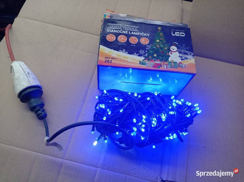 Lampki choinkowe 200 LED z fleszem Boże Narodzenie Boże Narodzenie mazowieckie