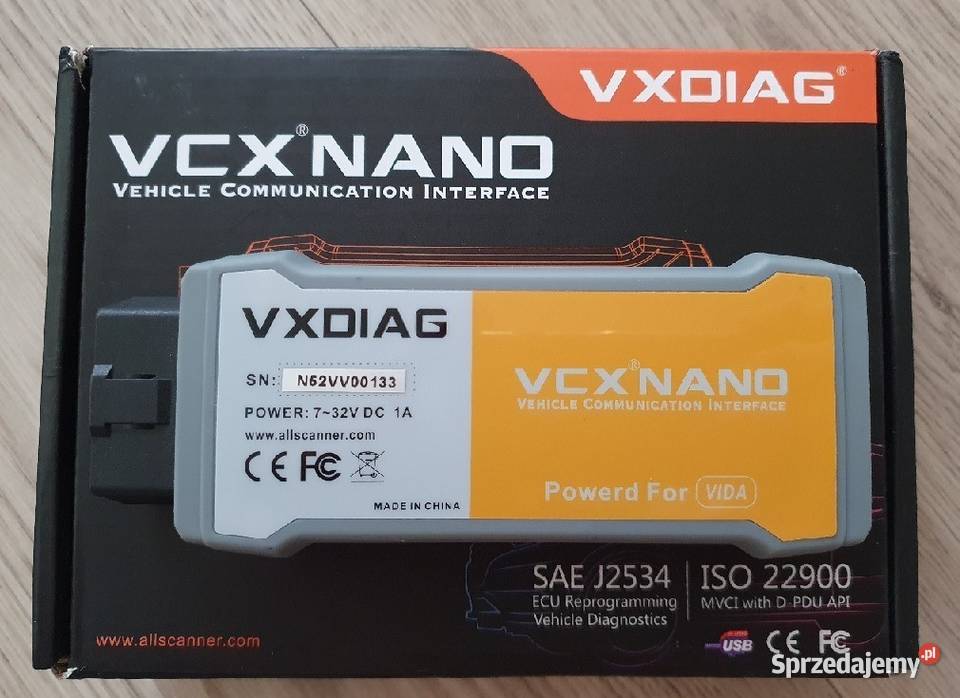 VXDIAG VCX NANO Interfejs Volvo Dice do 2022 małopolskie Tuchów