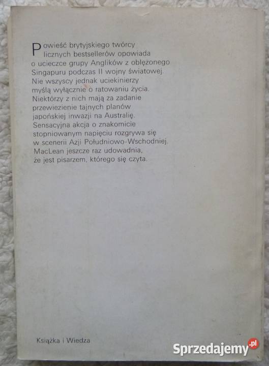 Na południe Jawy Alistair MacLean Warszawa sprzedam