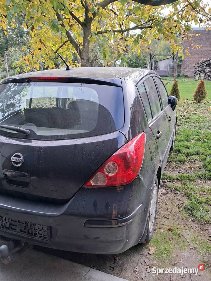 Nissan Tiida 16b uszkodzony Kurów
