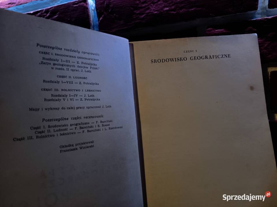 Geografia Gospodarcza Polski Warszawa 1968