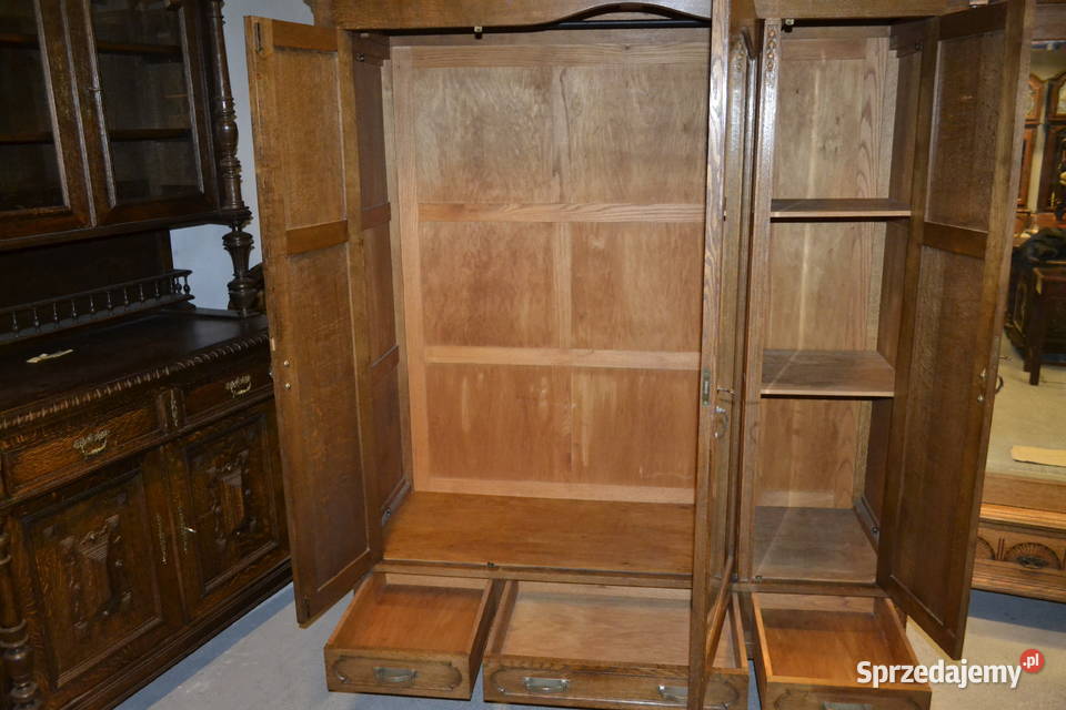 szafa artdeco 1930 dąb Będzin