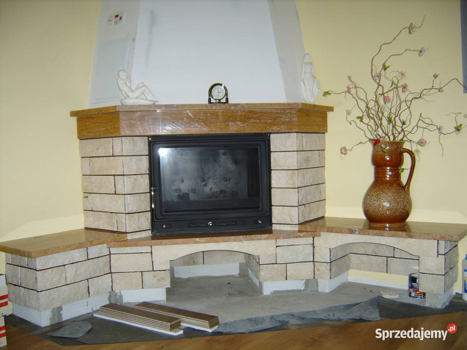Kamień trawertyn do zbudowania kominka Dom i Ogród Skierniewice sprzedam