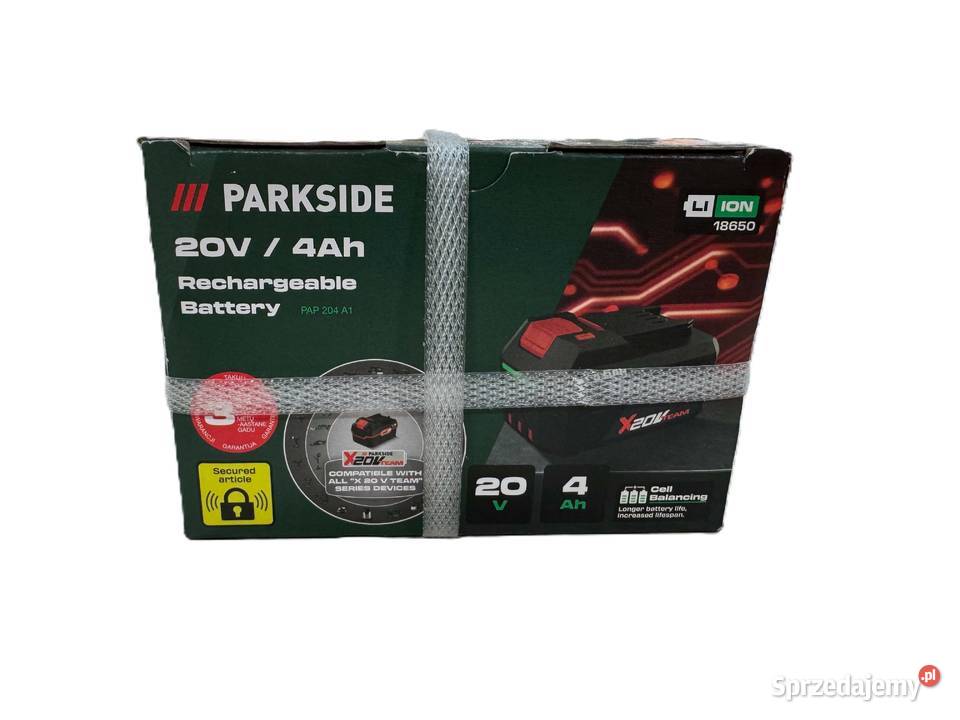 Akumulator LiIon Parkside 20 V 4 Ah PAP 204 A1 Elbląg sprzedam