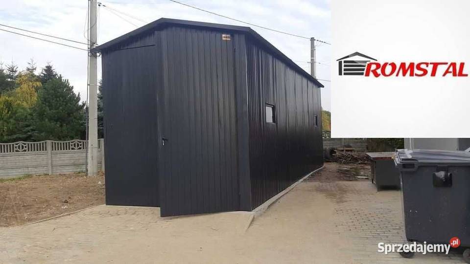 Garaż Blaszany Wiata Hala Magazyn Garaże Romstal Sprzedaż Ustka