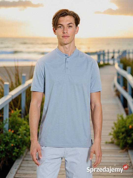 koszulka męska henley Sinsay Olkusz