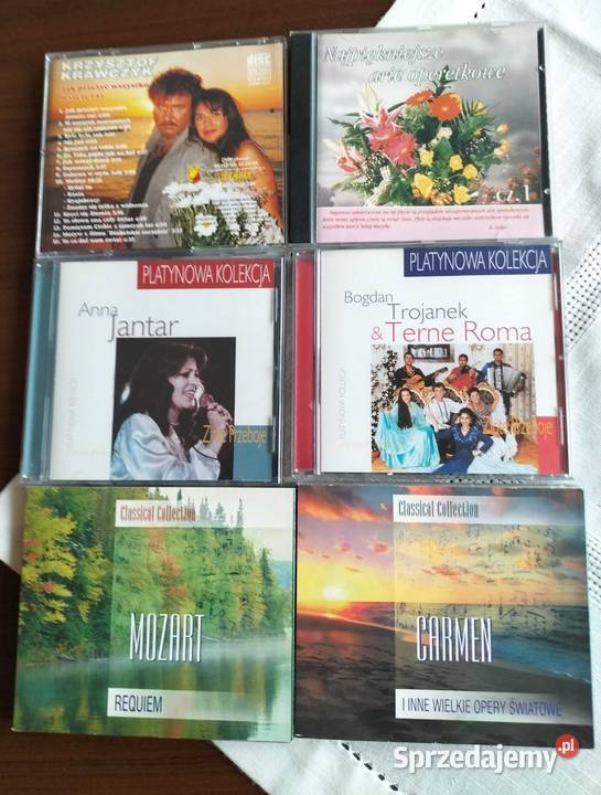 Muzyka różna na płytach CD