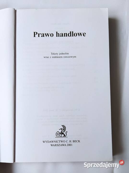PRAWO HANDLOWE