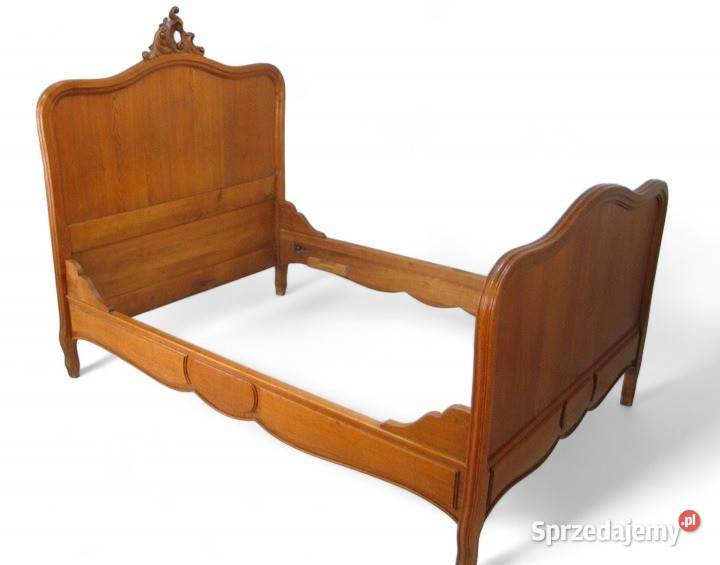 Łóżko Drewniane Dąb Rustykalny wym 191 x 128 Suchorzew sprzedam