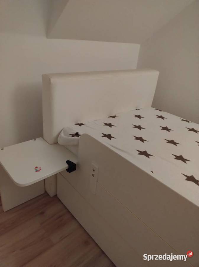 Łóżko 90200 tapicerowane Meblik z szufladą i lubelskie Lubartów sprzedam