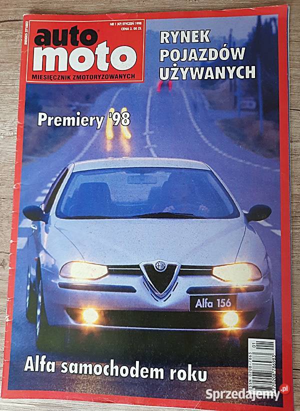 Auto Moto 1 47 styczeń 1998 r Czasopisma Książki i Podręczniki Ostrów Wielkopolski