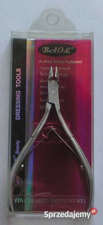 Cążki do wycinania skórek Baol 9 mm nierdzewne Zdrowie i Uroda Kraków