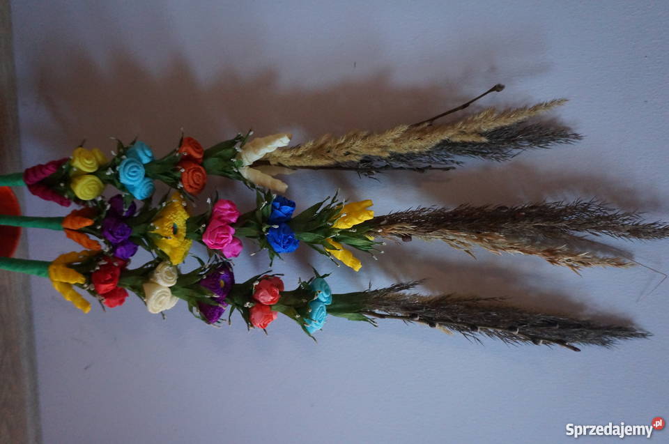 palma wielkanocna palmy wielkanocne z bibuły Libiszów-Kolonia sprzedam