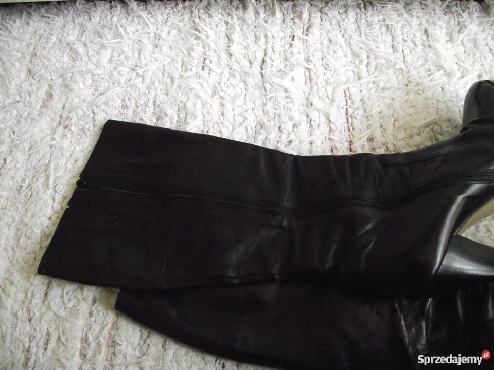 MARKOWE KOZACZKI Z NATURALNEJ SKÓRY r 40 Piła sprzedam