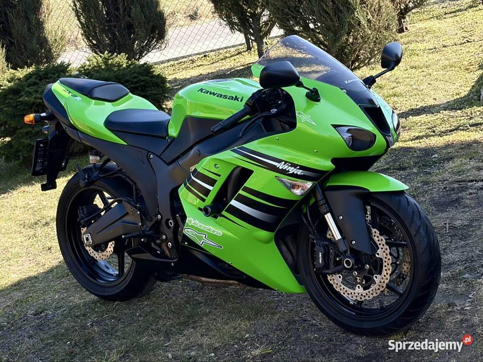 Kawasaki Ninja ZX6R 600 przebieg 14 salon Polska nieuszkodzony Nowe Ostrowy