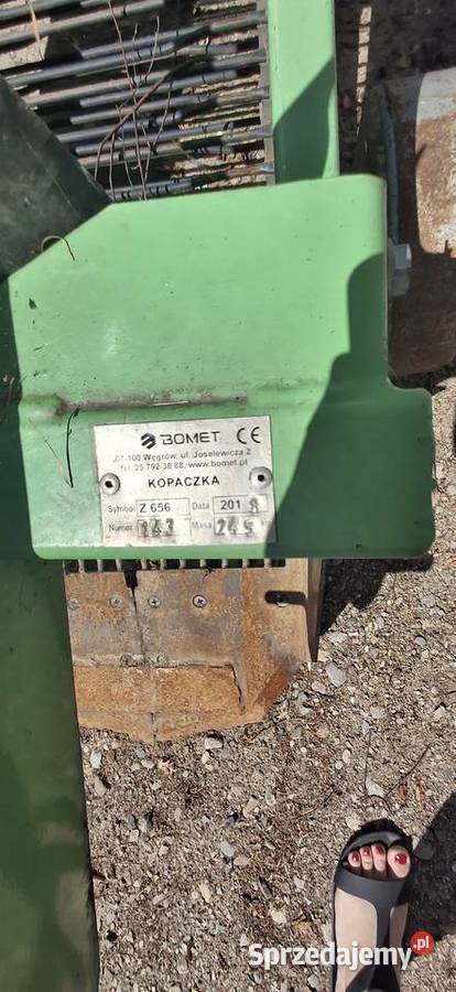 Kopaczka jednorzedowa do ziemniaków Pozostałe Sonina