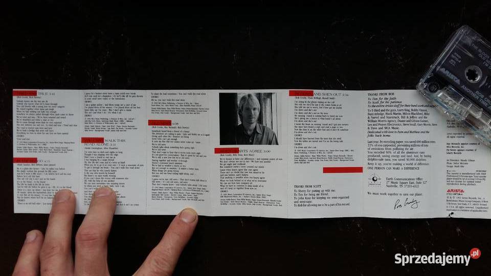 Kaseta magnetofonowa Rob Crosby Another time and kaseta sprzedam