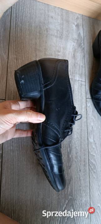półbuty damskie czarne rozmiar 39 czytaj Poznań sprzedam
