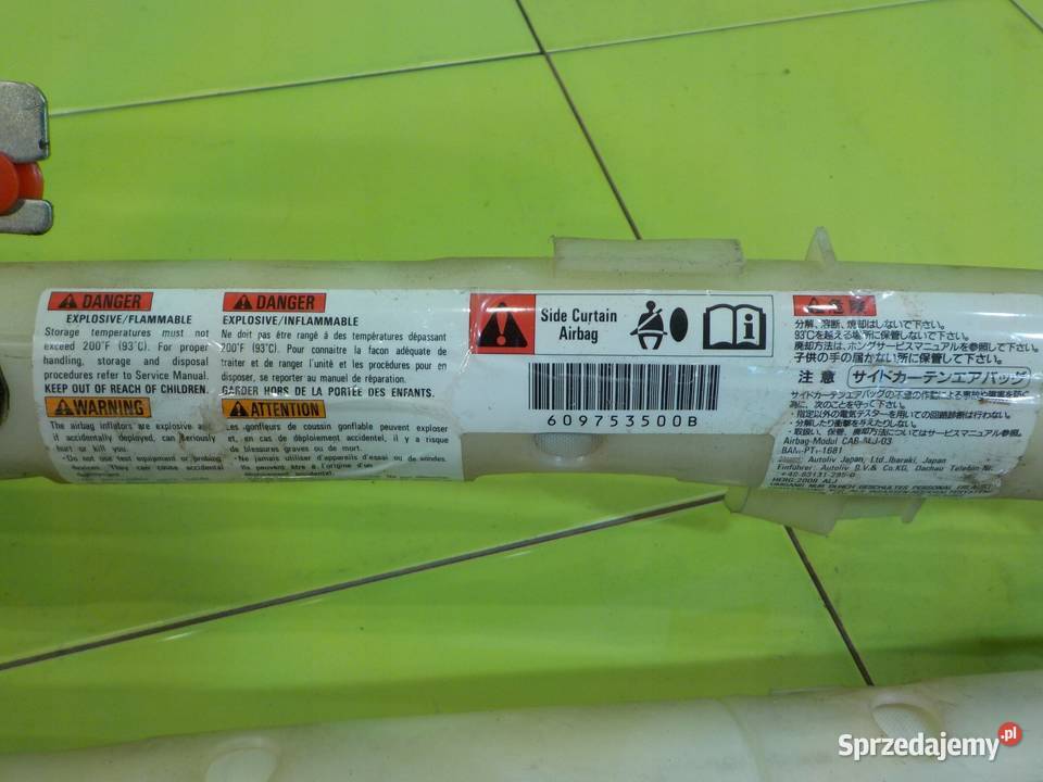 HONDA ACCORD VIII 09r 4D kurtyna powietrzna lewa Suków