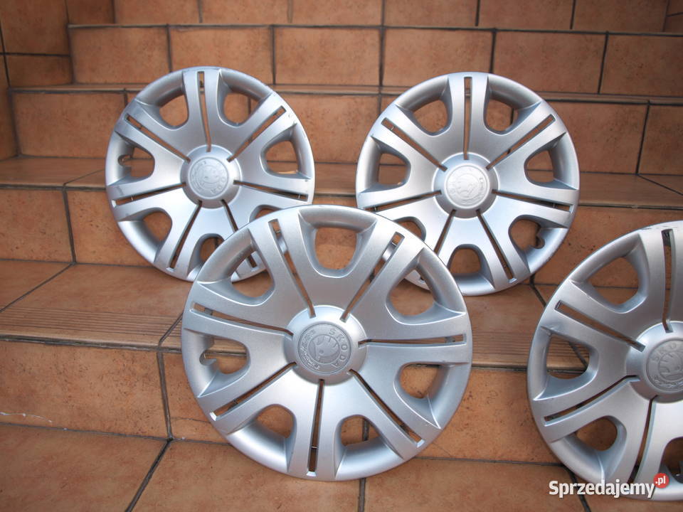 Skoda kołpaki 14 oryginalne komplet 4 sztuki wielkopolskie Kalisz
