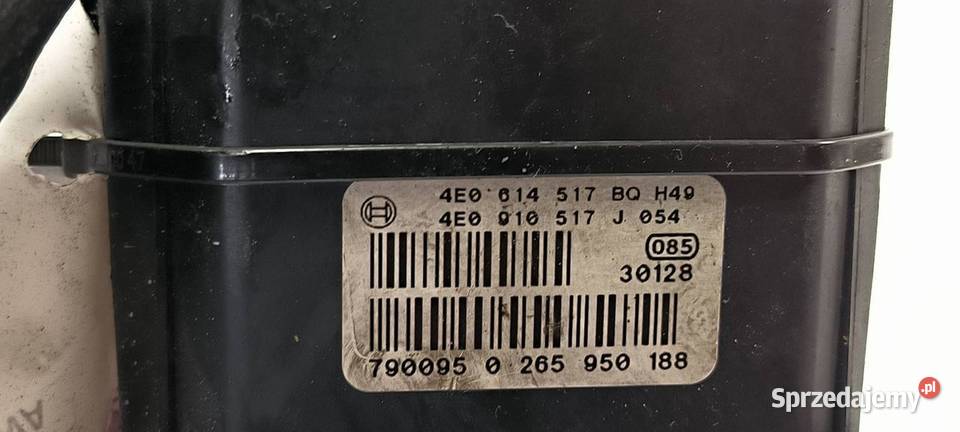 POMPA ABS HAMULCOWA AUDI A8 D3 W12 4E0614517BQ Pozostałe Lipno