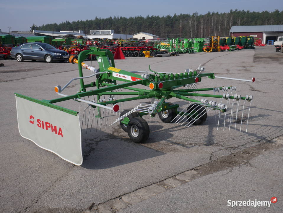 Zgrabiarka Sipma Dostawa Kraj Talex Inter Tech Zgrabiarki i przetrząsacze Piotrków Trybunalski sprzedam