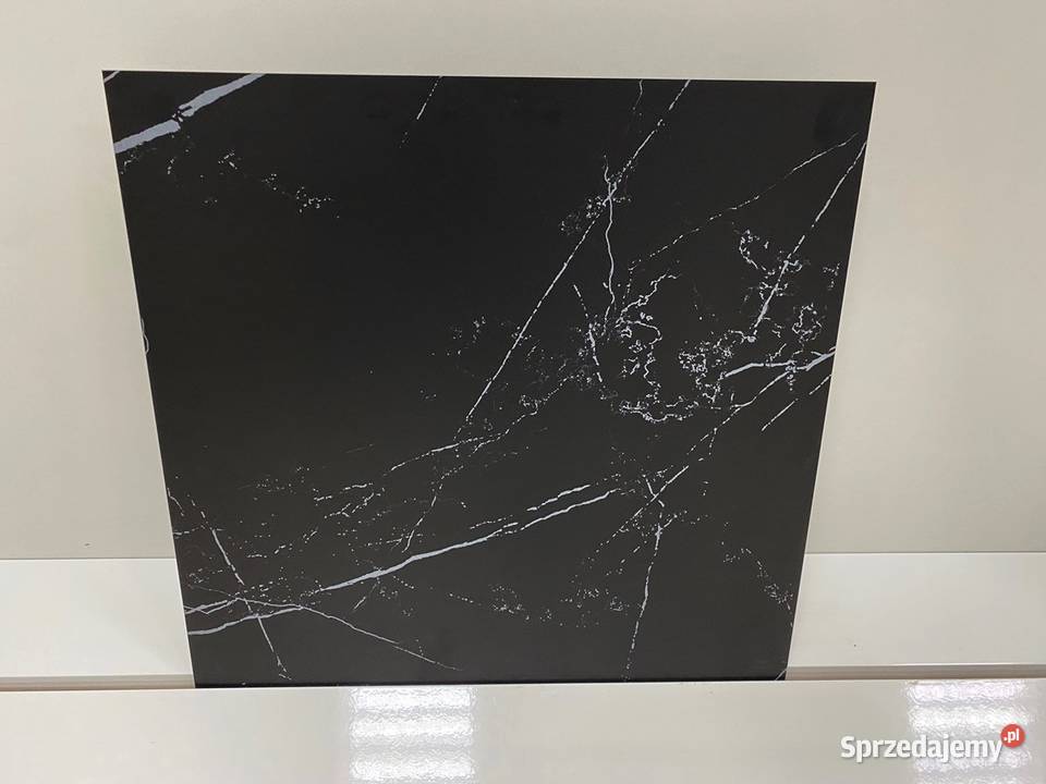 gres czarny kamień Marquina 598x598 mat czarny