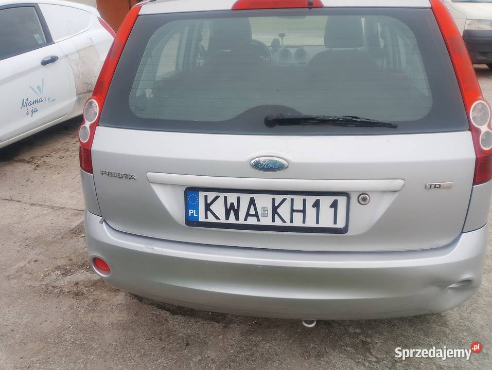 Ford Fiesta MK6 uszkodzony Fiesta Inwałd