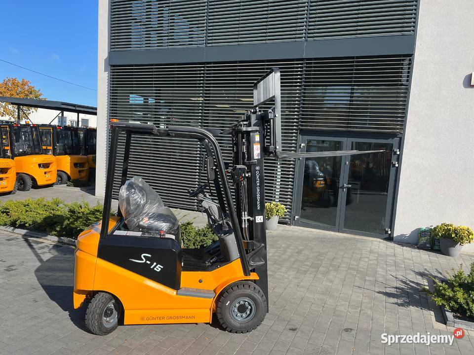Nowy elektryczny wózek widłowy 15T 48m Gunter elektryczny Wrocław