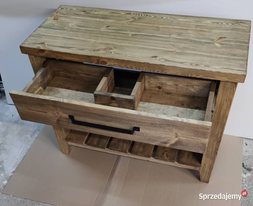 Komoda szafka rustykalna pod umywalkę nablatowa 75cm Komody Zduńska Wola