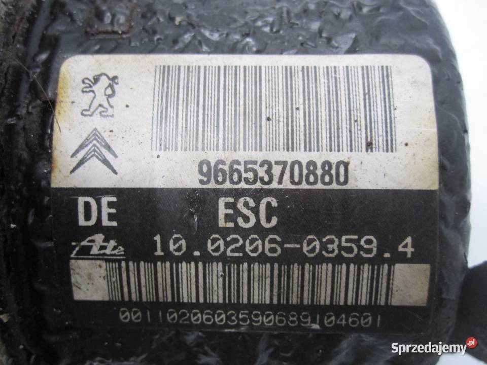 CITROEN C3 PICASSO 09r pompa ABS 9665370880 Kielce