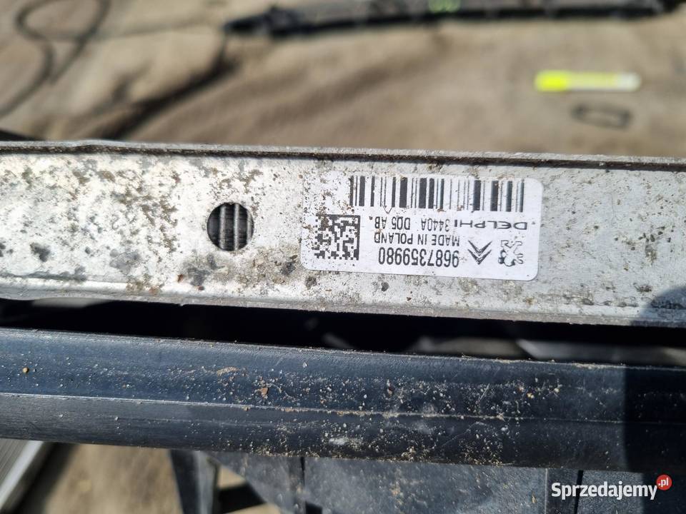 KOMPLET CHŁODNIC PEUGEOT 508 I 20 HDI 9687359980 wielkopolskie