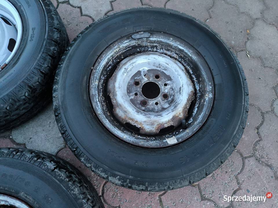 Polonez kolo 5 J13 4x98 opona DEBICA D 124 kola Stalowa Wola