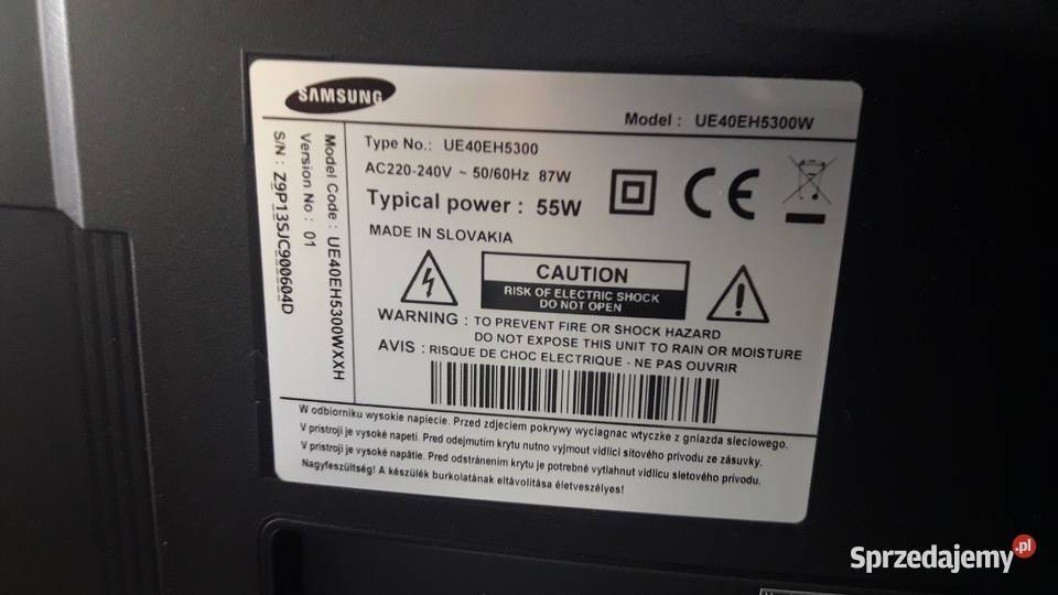 Telewizor Samsung Smart WIFI 40 LED Warszawa sprzedam