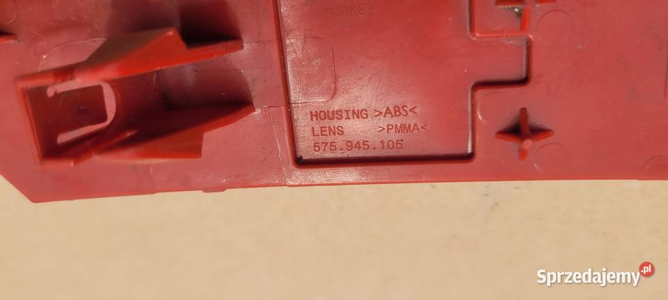 SEAT ATECA ODBLASK ZDERZAKA LEWY TYŁ 575945105 osobowe śląskie Ruda Śląska