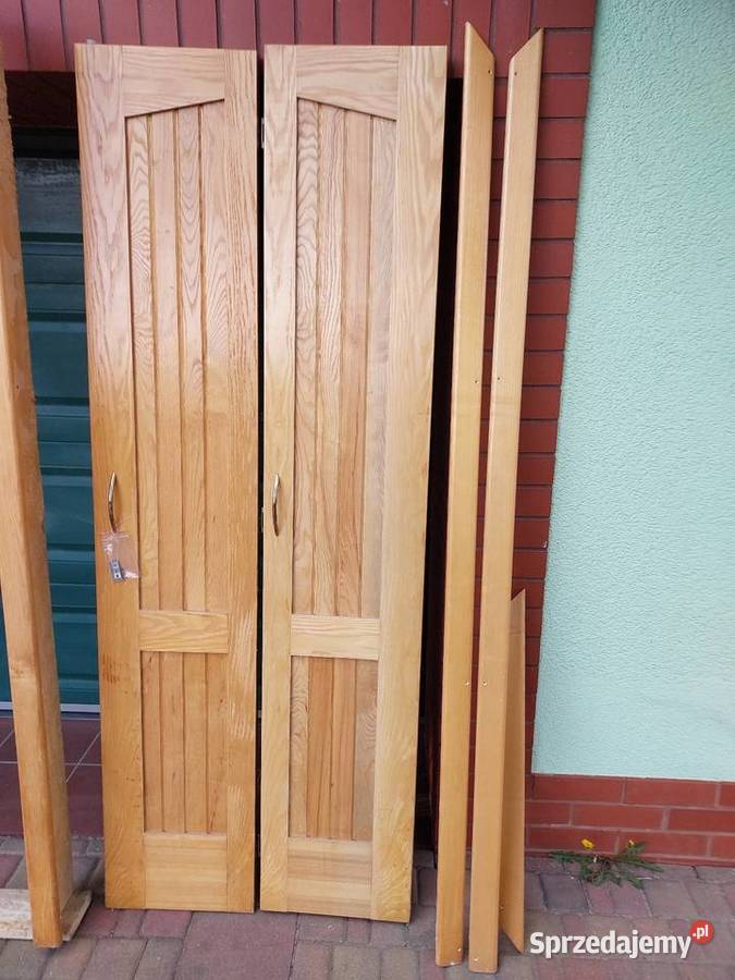 Drzwi jesionowe łamane Dom i Ogród Konin sprzedam