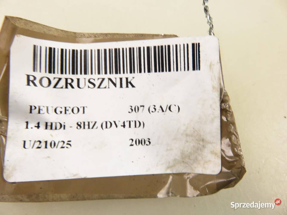 ROZRUSZNIK PEUGEOT 307 14 HDi 9663528880