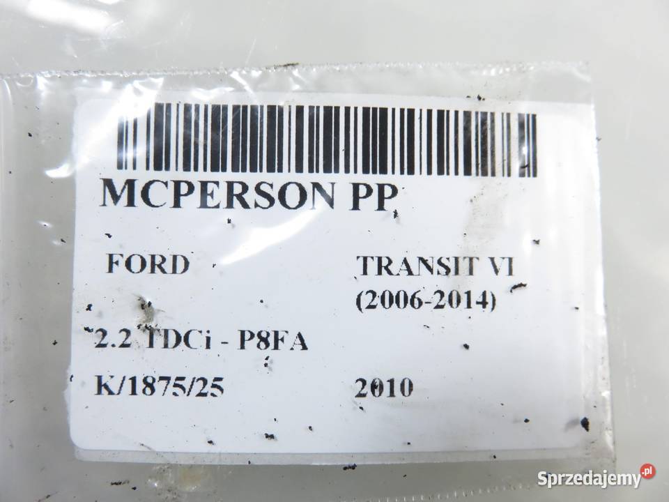 MCPERSON PRAWY PRZEDNI FORD TRANSIT VI 22 TDCi sprzedam