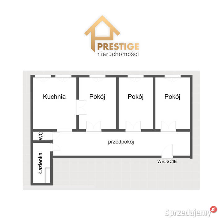 3pok mieszkanie w kamienicy Gliwice