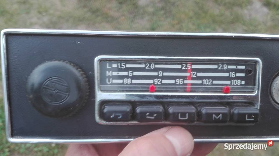 VW garbus typ 3 typ 4 ogórek radioodbiornik łódzkie Pabianice