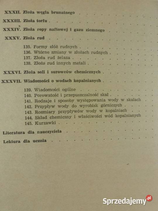 Mineralogia petrografia i geologia Z Kilian Bądkowo