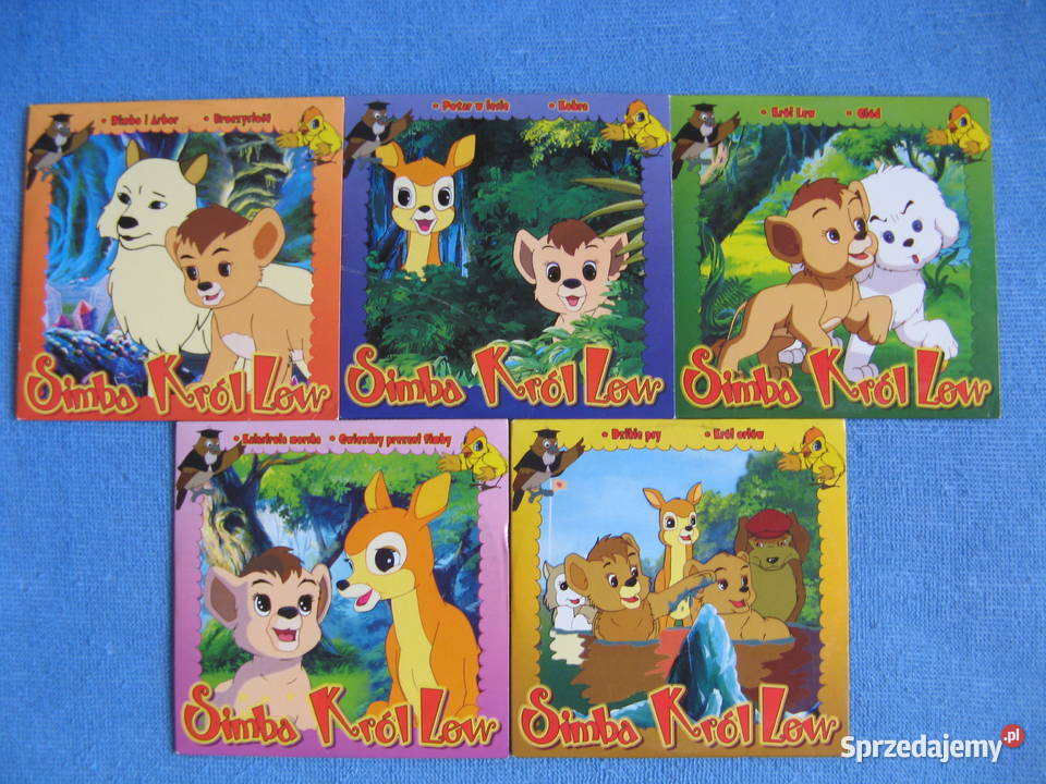 Simba Król Lew 5 płyt 10 odcinków Poznań