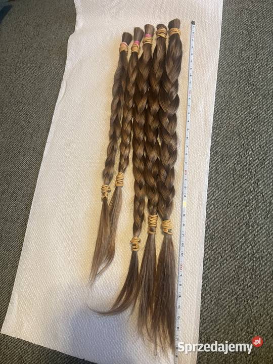 Włosy dziewicze ciemny blond