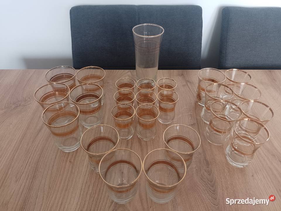 Szklanki z czasów PRLu mazowieckie Wołomin sprzedam
